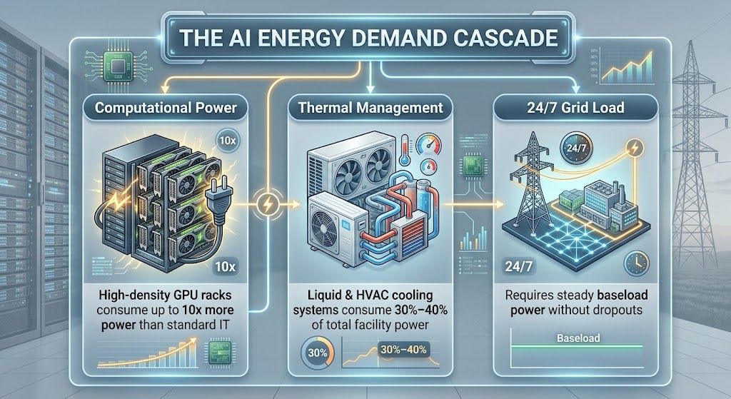 The AI Energy Demand Cascade