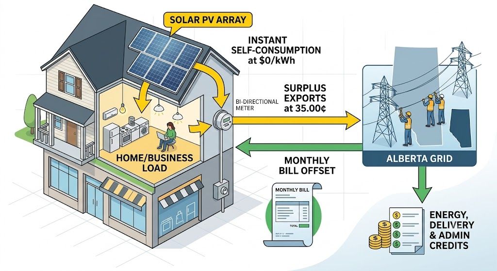 How solar club and net billing work togather.